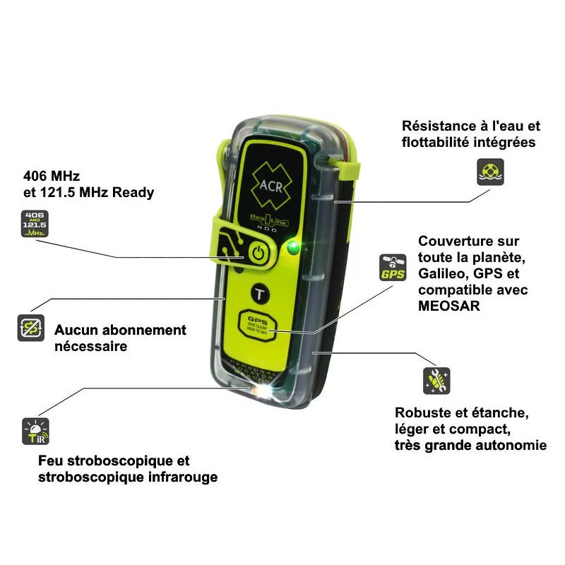 Acheter ⭐ Furuno ACR Balise Et Feu De Détresse Balise De Détresse ACR Resqlink 400 PLB 👏 4 Acheter ⭐ Furuno ACR Balise Et Feu De Détresse Balise De Détresse ACR Resqlink 400 PLB 👏 – Image 3