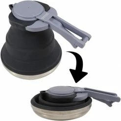 Nouveau 😉 Popote Et Gamelle Bouilloire Pliante Regatta Silicon Foldable Kettle ⭐