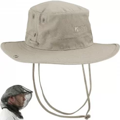 Meilleure vente 🎉 Textile Chapeau Avec Moustiquaire Trekmates Bush Hat Sable 🤩