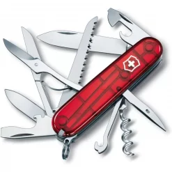 Budget 👏 Couteau Suisse Victorinox Huntsman Rouge Translucide ⌛
