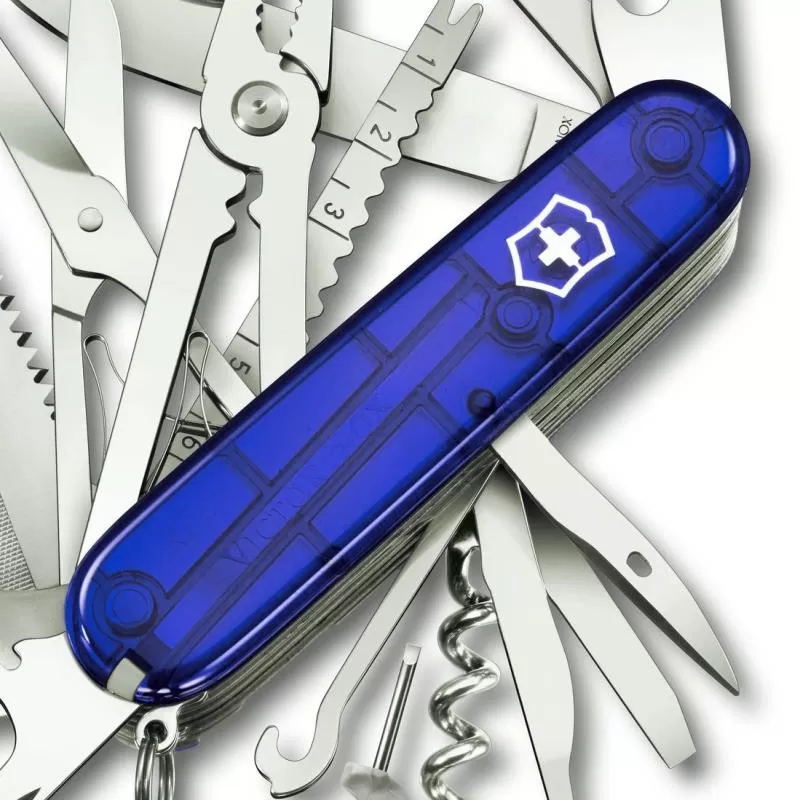 Les meilleures critiques de 🛒 Couteau Suisse Victorinox Swisschamp Bleu Translucide 🎉 4 Les meilleures critiques de 🛒 Couteau Suisse Victorinox Swisschamp Bleu Translucide 🎉 – Image 2