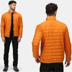 Nouveau ❤️ Textile Doudoune Regatta Hillpack Orange 🥰 -VOYAGE LES INDISPENSABLES Soldes doudoune regatta hillpack orange 1