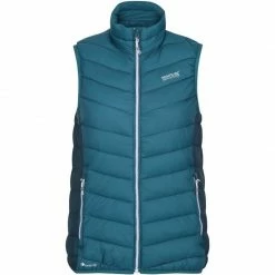 Coupon 👏 Textile Gilet Doudoune Sans Manches Regatta 👩 Women Harrock B/W Bleu Turquoise 🔔
