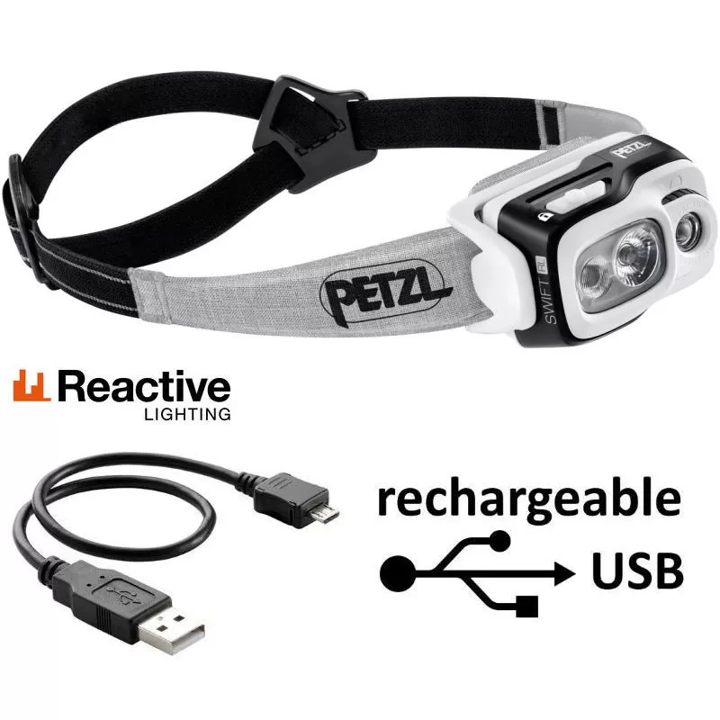 Remise 😀 Lampe Frontale Petzl Swift RL Noire 🥰 3 Remise 😀 Lampe Frontale Petzl Swift RL Noire 🥰