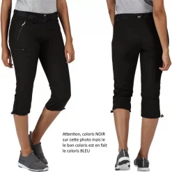 Meilleur prix 🥰 Textile Pantacourt Regatta 👩 Women Xert Stretch Capri Light Bleu 🥰 -VOYAGE LES INDISPENSABLES Soldes pantacourt regatta women xert stretch capri light bleu 2