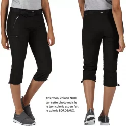 Grosses soldes 🎉 Textile Pantacourt Regatta 👩 Women Xert Stretch Capri Light Bordeaux 🔥 -VOYAGE LES INDISPENSABLES Soldes pantacourt regatta women xert stretch capri light bordeaux 2