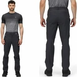 Budget 😀 Textile Pantalon Regatta Highton Trousers Gris ⭐ -VOYAGE LES INDISPENSABLES Soldes pantalon regatta highton trousers gris 1