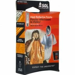 De gros 😀 Textile Poncho De Survie SOL Heat Reflective Poncho 👍
