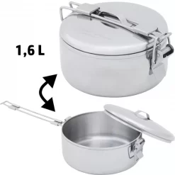 Budget 😀 Popote Et Gamelle Popote Inox MSR Alpine Stowaway 1,6 L 🌟