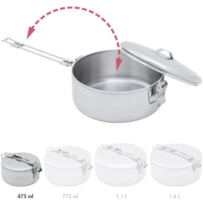 Meilleur prix ❤️ Popote Et Gamelle Popote Inox MSR Alpine Stowaway 475 Ml ❤️ 4 Meilleur prix ❤️ Popote Et Gamelle Popote Inox MSR Alpine Stowaway 475 Ml ❤️ – Image 2
