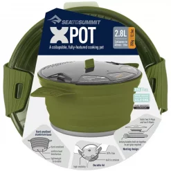 Promo 🧨 Popote Et Gamelle Popote Pliable Sea To Summit XPOT 2.8L Olive 😍 -VOYAGE LES INDISPENSABLES Soldes popote pliable sea to summit xpot 28l olive 2