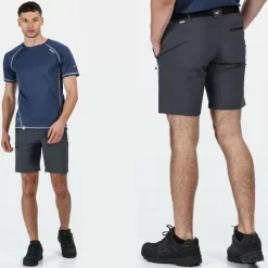 Sortie 🛒 Textile Short Regatta Xert Stretch Shorts III Gris 😀 8 Sortie 🛒 Textile Short Regatta Xert Stretch Shorts III Gris 😀 -VOYAGE LES INDISPENSABLES Soldes short regatta xert stretch shorts iii gris 1