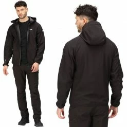 Promo 🛒 Textile Veste Regatta Arec III Noire 😉 -VOYAGE LES INDISPENSABLES Soldes veste regatta arec iii noire 1